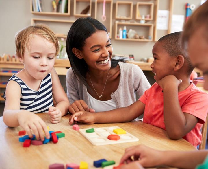 EC Teacher with children