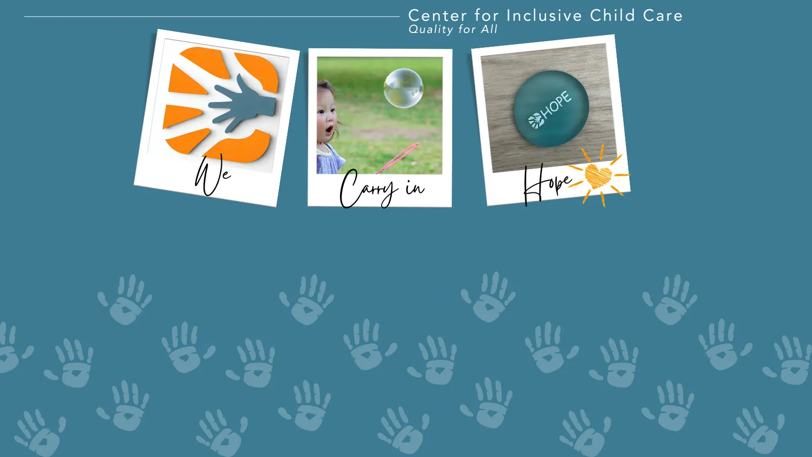 We Carry in Hope 2025